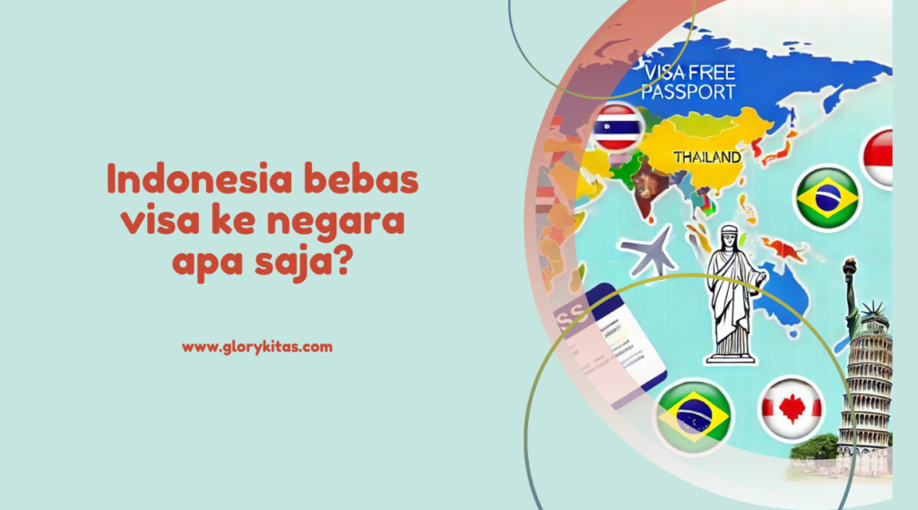 Indonesia bebas visa ke negara apa saja